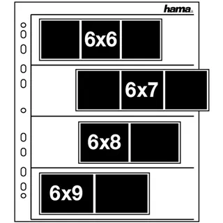 Hama Negative sleeves, 60-70 mm Glassine matt, 100 St. (B x H) 260mm x 310mm 00002259