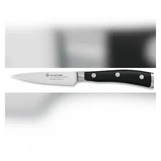 Wüsthof Classic Ikon Gemüsemesser 9 cm Schwarz/Silber