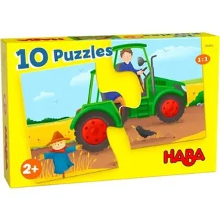 HABA 306800 10 Puzzles – Auf dem Bauernhof