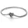 Funkelndes Unendlichkeits-Herzarmband aus Sterling mit Zirkonia Größe 23 cm