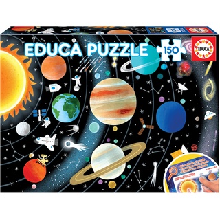 Educa - 150 Teile Puzzle | Sonnensystem. Für Kinder ab 6 Jahren, Weltraum, Kosmos (19584)