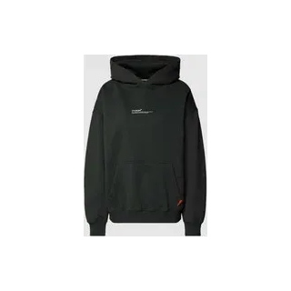 Oversized Hoodie mit Känguru-Tasche Modell 'NAVISK', Oliv, S