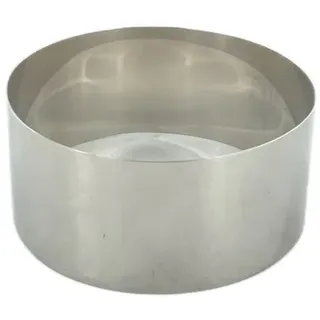 METRO PROFESSIONAL Speisering, Edelstahl 18/0, Ø 10 x 4.5 cm, Silber, 6 Stück