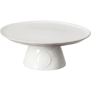 Costa Nova weiß Kuchenplatte auf Fuss 33 cm