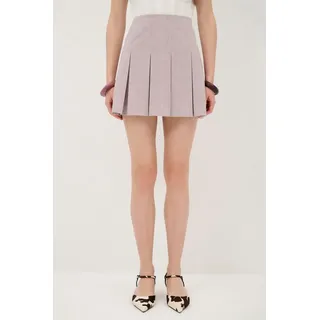 adL Plisseerock rosa S