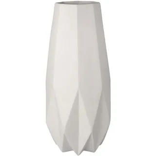 GOEBEL Vase Polygono Star 33,5 cm Weiß