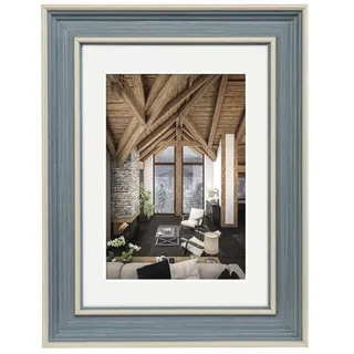 Hama Rustic Kunststoffrahmen grau/blau 10x15 cm 1 St.