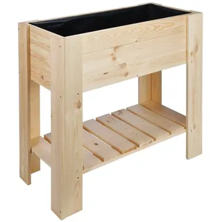 Hi Hochbeet Pflanzkasten 87 x 40 x 80 cm Beige