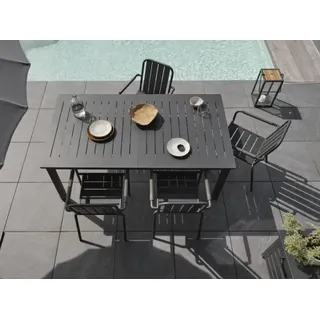 Brafab Lomma-Innes Dining-Set Aluminium anthrazit, 5-teilig