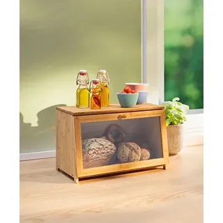 Westfalia Brotkasten XXL Holz/Bambus Braun