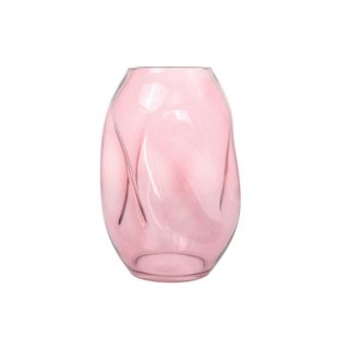 360Living Glasvase Sidney 400 rosa Glas B/H/L: ca. 15x25x15 cm - rosa