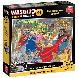 JUMBO Spiele Wasgij Original 41 – Die Reparatur-Werkstatt