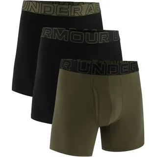 Under Armour Performance Cotton Boxershorts Schwarz/Grün/Mehrfarbig 3XL 3er Pack