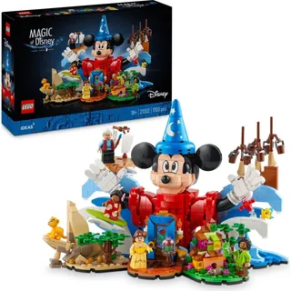 LEGO Ideas Disney Magie, Modell zum Sammeln, Bauen und Ausstellen, mit Micky Maus, Simba, Geppetto und weiteren Charakteren als Minifiguren, Gesche... - Bronze