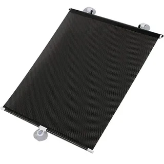 Saugnapf Sonnenschutz Rollos Ohne Bohren,Einziehbare Verdunkelungsrollos Für Fenster,Temporäre Jalousien,Tragbare Wärmeisolierte Sichtschutzvorhänge,Dachfenster Rollo,Black-50×125cm(19.7*49.2in)