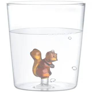 Zankie -Trinkglas Mit Tier Im Inneren – Borosilikatglas, Tasse Mit Niedlichem Tier Im Inneren, Süße Tier-Kaffeetasse, Weihnachten, Geburtstag, 12,5 Unzen