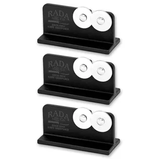 Rada MFG Rada Cutlery Quick Edge Messerschärfer mit gehärteten Stahlrädern, 2 Stück