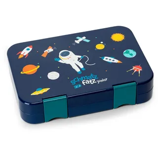 Schmatzfatz Junior Lunchbox für Kinder – Bento-Box mit herausnehmbarem Einsatz mit 4 oder 6 Fächern, auslaufsicher, BPA-frei und spülmaschinenfest, für Schule und Kindergarten