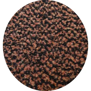 MERTEX runde Schmutzfangmatte mit Kettelkante in schwarz Ø 190 cm in Oslo Terra
