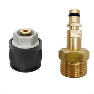Hochdruckreiniger Quick Connect Adapter für Kärcher K2 durch, mühelose Installation mit robustem Messingmaterial