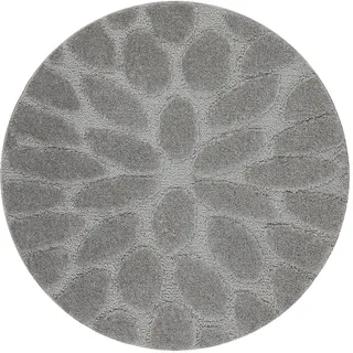 RugsX Supreme Kreis Grau Ø 100 cm