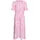 Midikleid Pink/Weiß 44