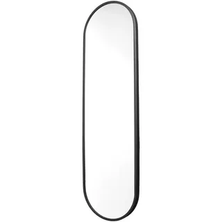 Loft42 Wandspiegel Oval 36 x 122 cm Schwarz