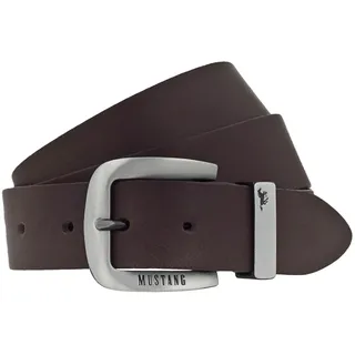 Mustang Herrengürtel Leder 3,5 cm Braun 85