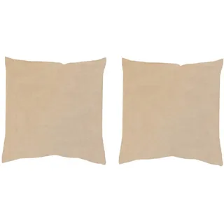 HOME WOHNIDEEN Dekokissen ELMER 50 x 50 cm Beige
