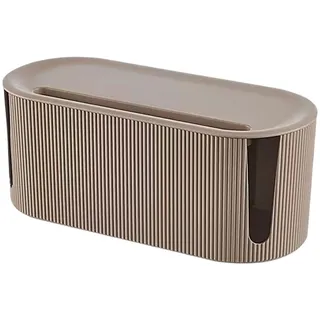 Kabel Aufbewahrungsbox, Kabelbox Schreibtisch, Kabel Aufbewahrungsbox Mit Deckel, Kabelmanagement Box, Kabel-Versteckbox Zum Verstecken Von Überspannungsschutz, ABS-Kunststoff Kabelmanagement Box