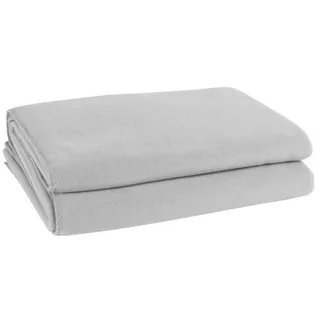 Wohndecke Soft-Fleece Decke 160 x 200 cm hellgrau, zoeppritz grau