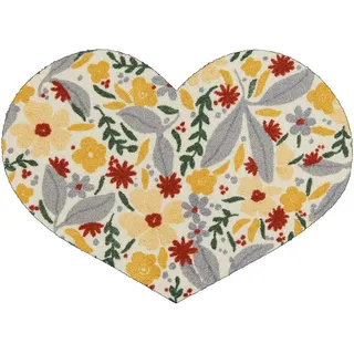 Salonloewe Fußmatte Salonloewe FOREVER YOURS Fußmatte Wohnmatte Herz 62 x 85 cm, Salonloewe Fußmatte FOREVER YOURS Herz 62 x 85 cm bunt