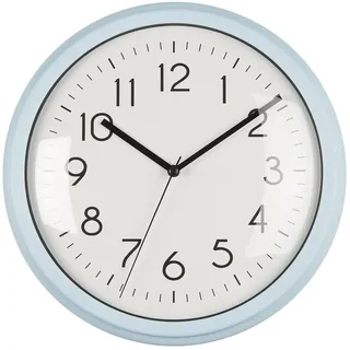 Ib Laursen Wanduhr Ib Laursen - Wanduhr Ø 26 cm Kunststoff Türkis 9707-23 blau