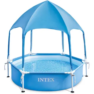 Intex Canopy Metallrahmen Pool mit Überdachung (28209)