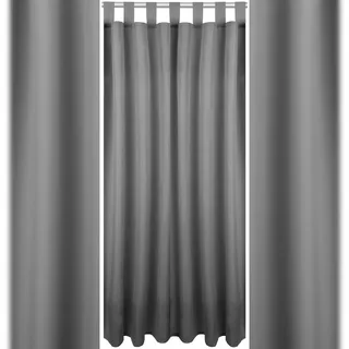 BestLivings Dekoschal Ellen Schlaufen 140x175 cm - Anthrazit