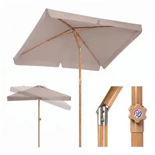 Sekey Balkonschirm 200 x 125 cm Taupe