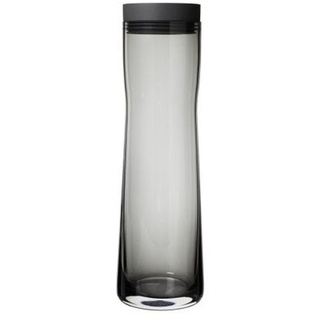 Blomus Wasserkaraffe, Schwarz, Glas, Kunststoff, 1 L, 29.5 cm, Deckel, Kaffee & Tee, Kannen, Karaffen