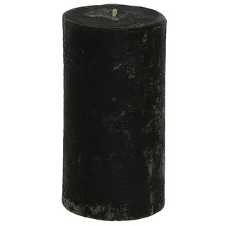 B&S Stumpenkerze Stumpenkerze schwarz 10 x Ø 6 cm schwarz