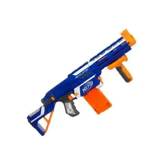 Nerf Nerf – Elite Retaliator (Outdoor Spiele 5010994658106) "A New Gun, Darts und startet ist individuell anpassbar....