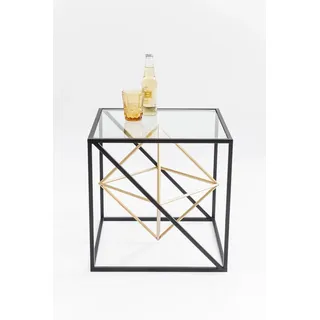 KARE DESIGN Beistelltisch White Diva 82170 Glas Schwarz