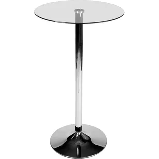 CLP Stehtisch rund 60 x 105 cm Klarglas