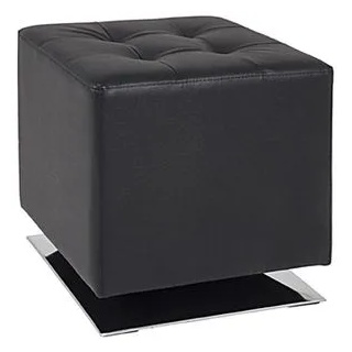 Haku-Möbel Sitzhocker Beto, 30588, Kunstleder, schwarz, (B/H/T) 40 x 42 x 40cm