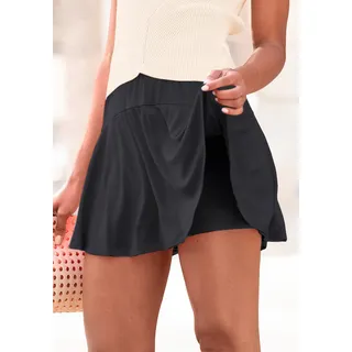 LASCANA Hosenrock Damen Schwarz 46