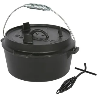 El Fuego Dutch Oven 7,2 l Gusseisen schwarz