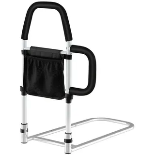 Costway Bettschutzgitter Rausfallschutz 136 kg Schwarz/Weiß