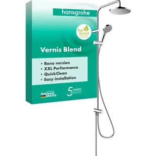 Hansgrohe Vernis Blend Duschsystem Reno 200 1-jet EcoSmart Chrom 26099000