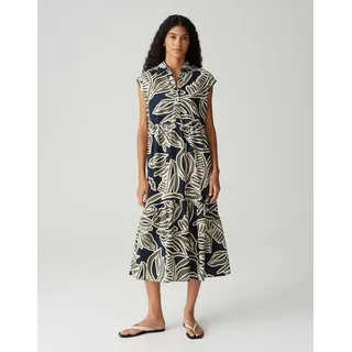 Opus Midikleid Tropical Grün/Petrol 36