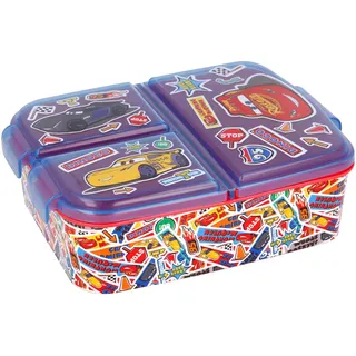 Stor Brotdose 3 Fächer | Disney Cars | Lunch to Go | Vesper Dose