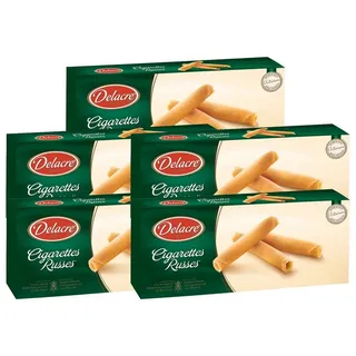 Waffeln Delacre Cigarettes Russes feine Gebäckröllchen 200g 5er Pack