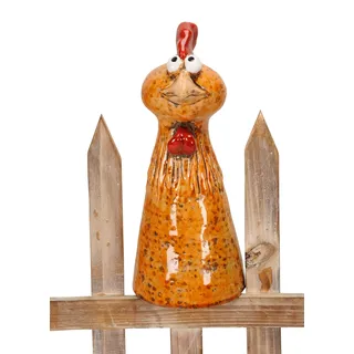B2S BACK2SEASON Zaunfigur Huhn braun Zaundeko Zaunhocker H=23 cm